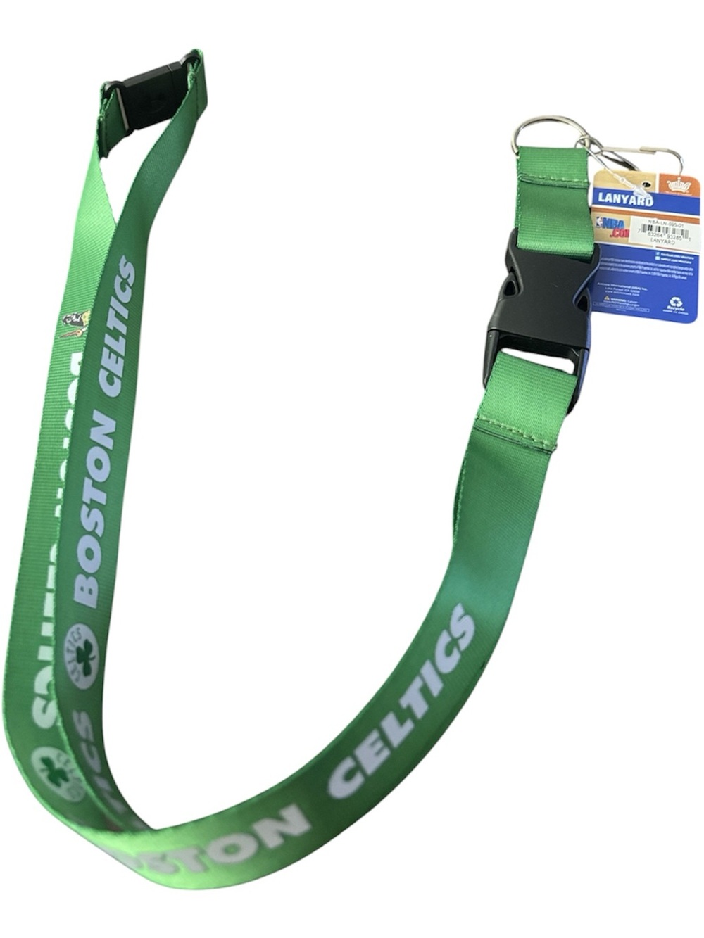 Boston Celtics Green Logo Breakaway Lanyard NWT